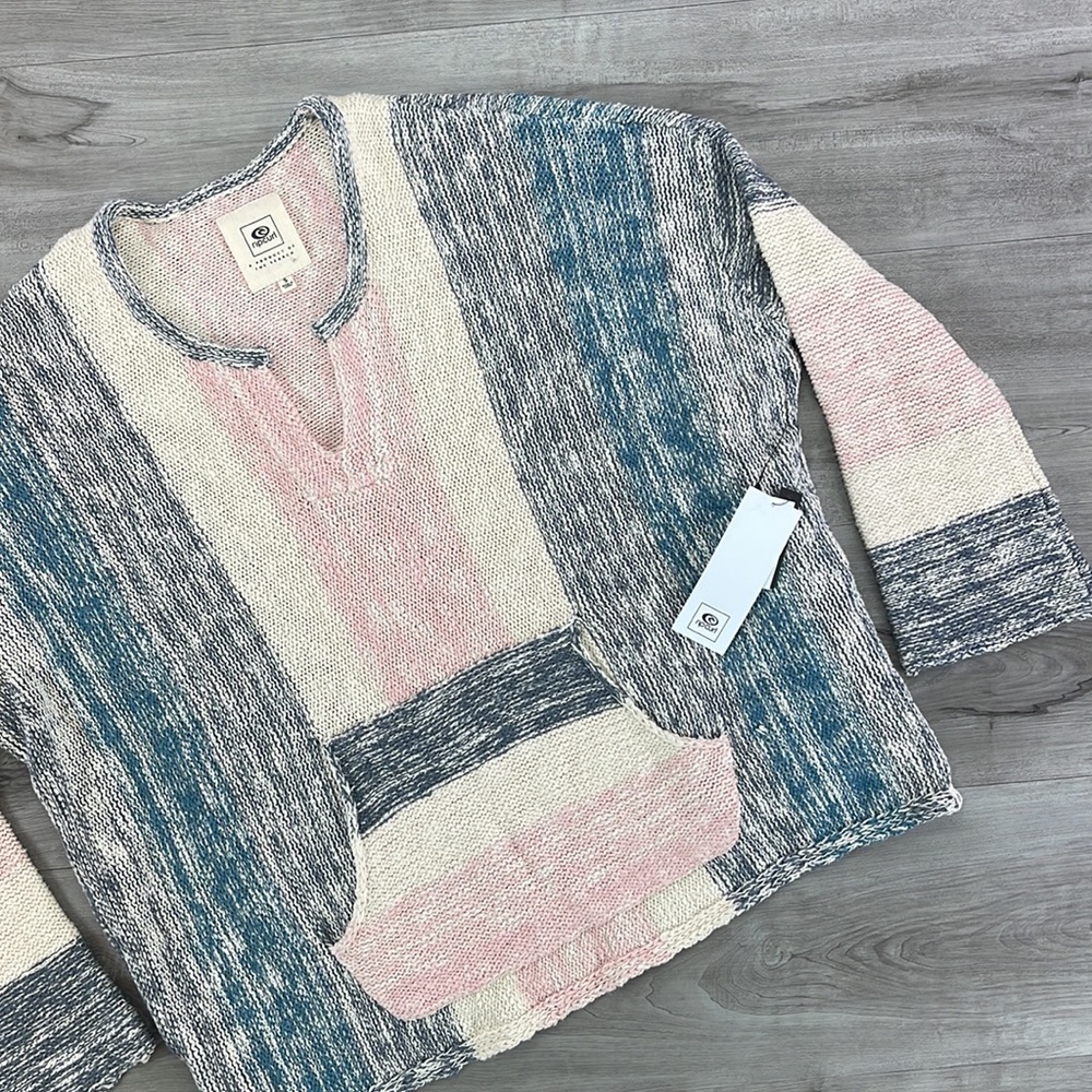 🔆RIP CURL🔆 MONTAUK SWEATER PONCHO - Picture 5 of 11